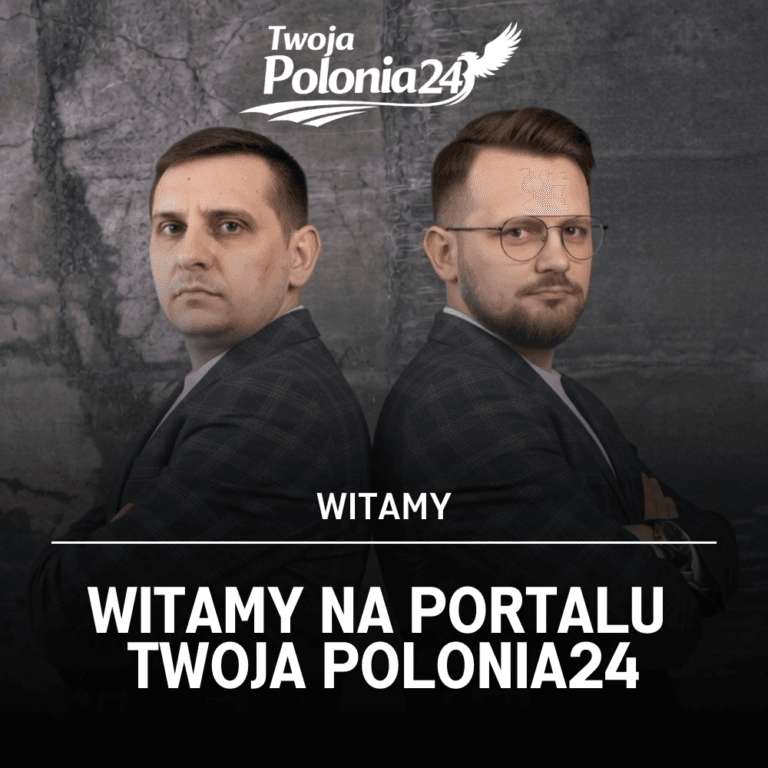 Grafika powitalna TwojaPolonia24 – witamy na portalu dla Polonii w Niemczech