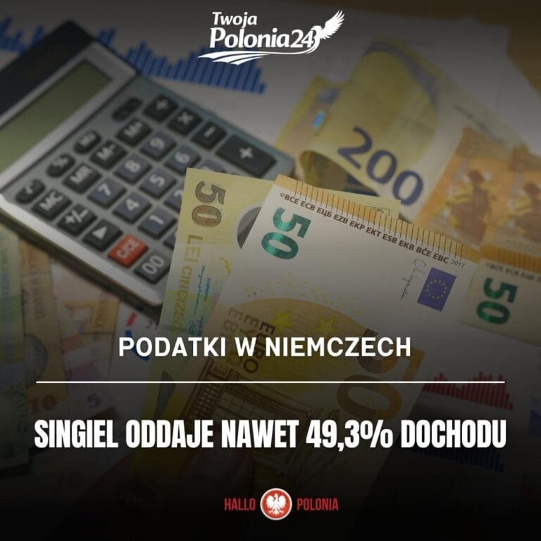 podatki w Niemczech OECD 49,3 procent dla singla