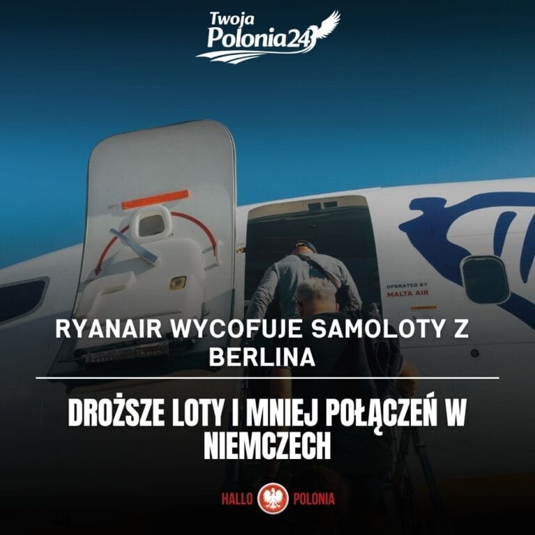 Ryanair wycofuje samoloty z Berlina lotnisko BER drogie loty Niemcy