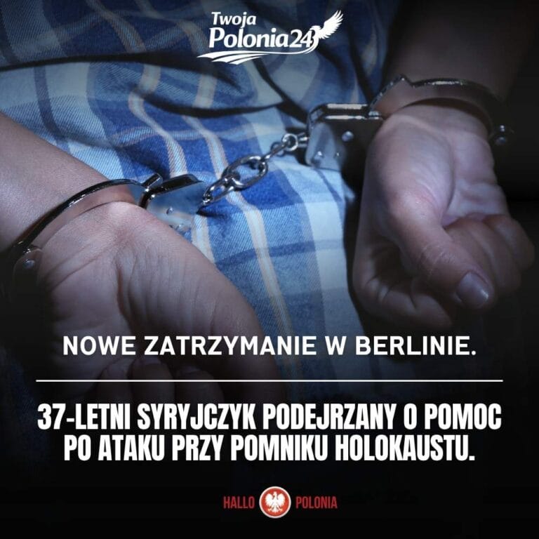 atak przy pomniku Holokaustu w Berlinie nowe zatrzymanie podejrzanego
