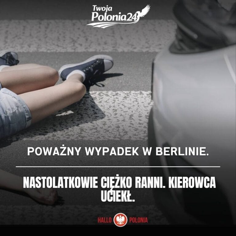 potrącenie nastolatków w Berlinie