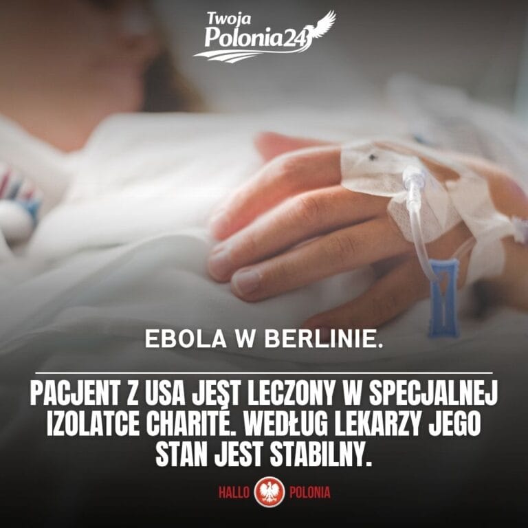 Ebola w Berlinie pacjent z USA leczony w Charité jest stabilny