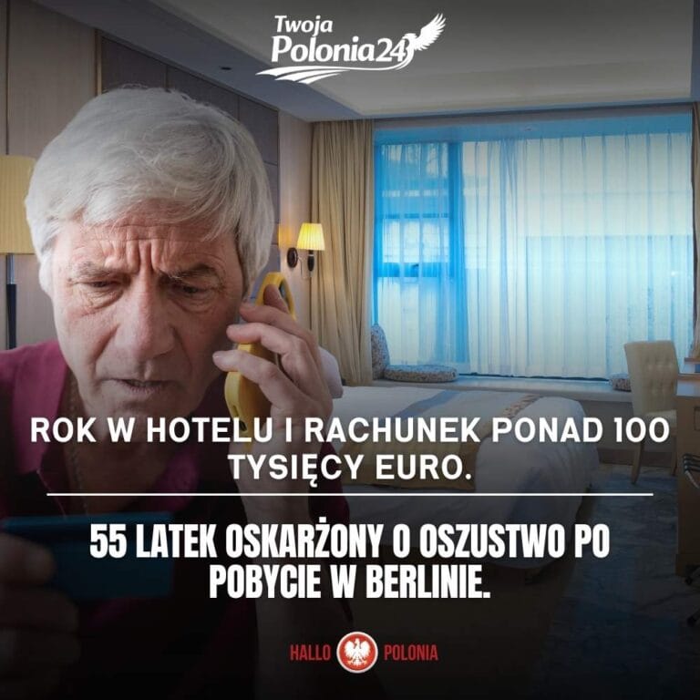 nie zapłacił za hotel w Berlinie