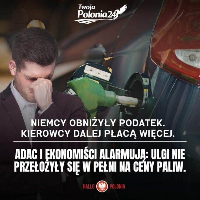 Niemcy obniżka podatku paliwowego 2026 i wysokie ceny paliw