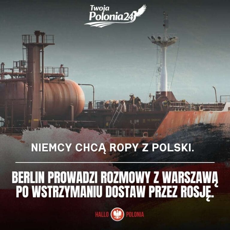 Ropa z Polski do Niemiec – rozmowy Berlina i Warszawy o dostawach do rafinerii Schwedt
