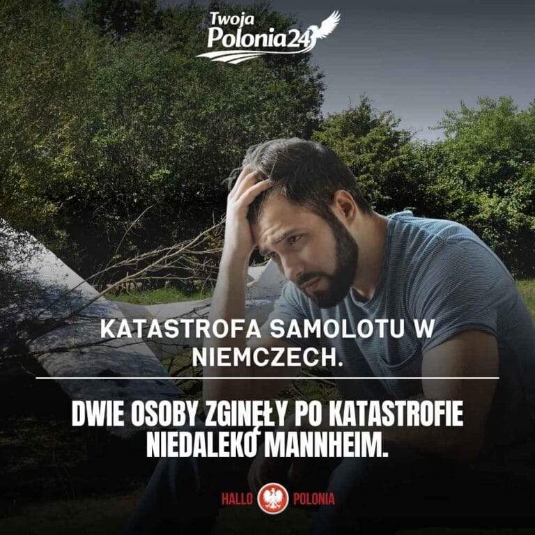 samolot spadł w Niemczech