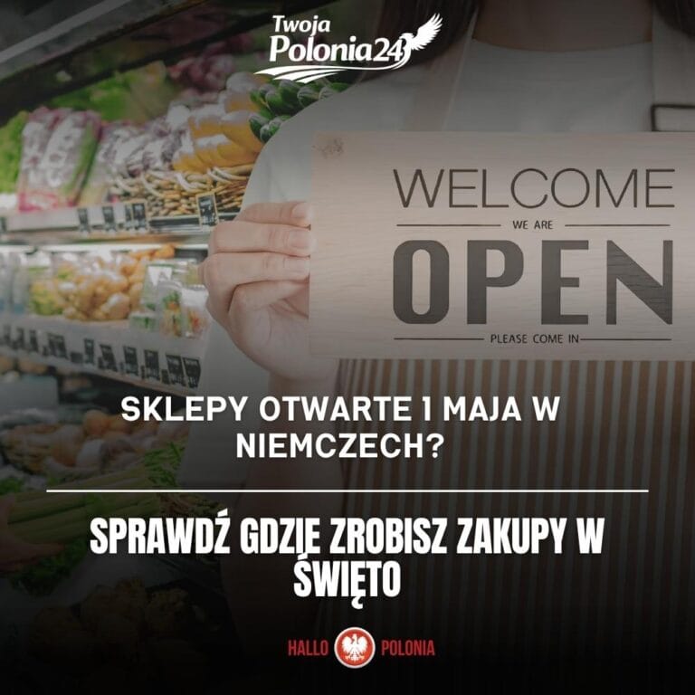 sklepy otwarte 1 maja Niemcy 2026 dworce zakupy