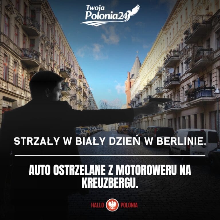 strzały w Berlinie Kreuzberg auto ostrzelane na Urbanstraße