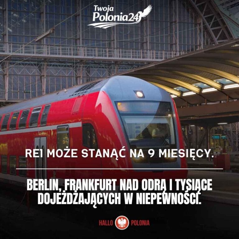 zamknięcie linii RE1 w 2029 roku Berlin Frankfurt Oder