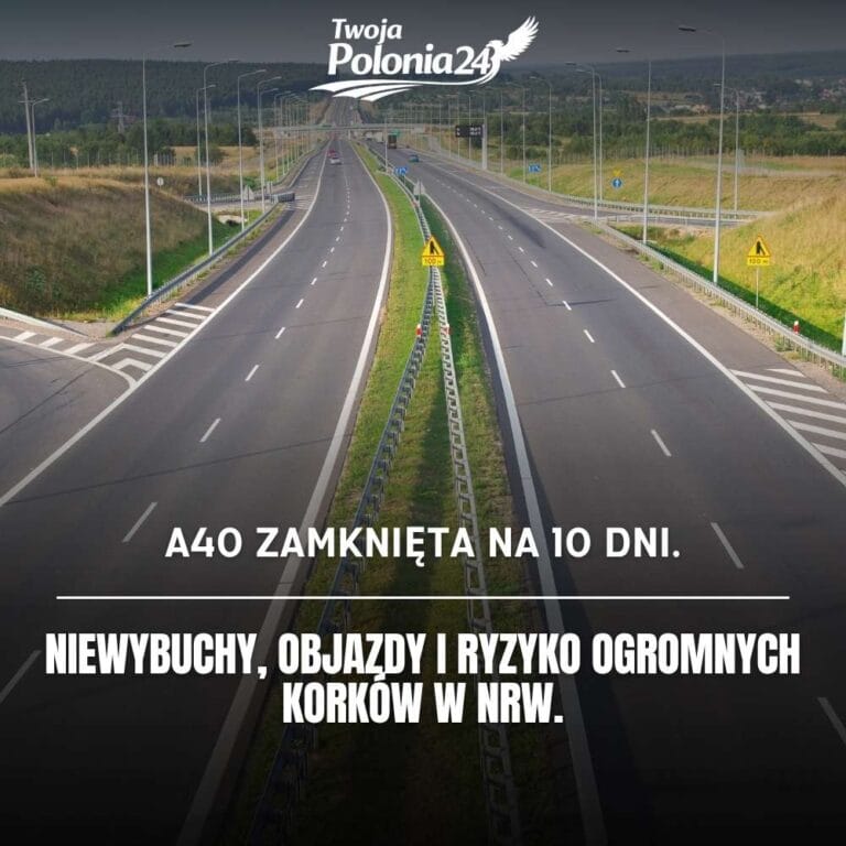 A40 zamknięta na 10 dni między Mülheim-Heißen i Mülheim-Winkhausen