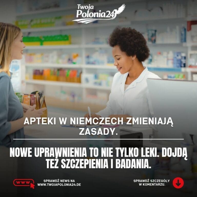 apteki w Niemczech nowe uprawnienia leki szczepienia badania