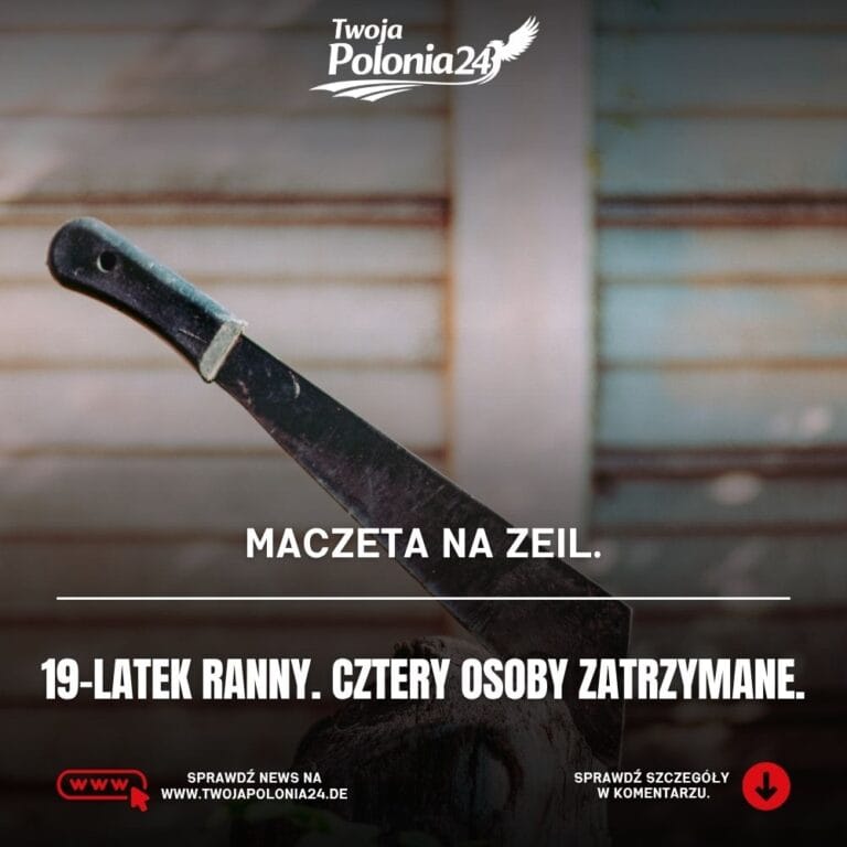 Atak maczetą we Frankfurcie na ulicy Zeil, 19-latek ranny i cztery osoby zatrzymane