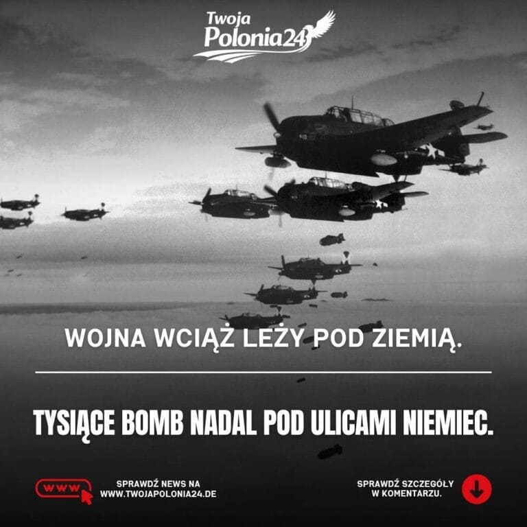 Bomby z II wojny światowej nadal znajdują się pod niemieckimi miastami