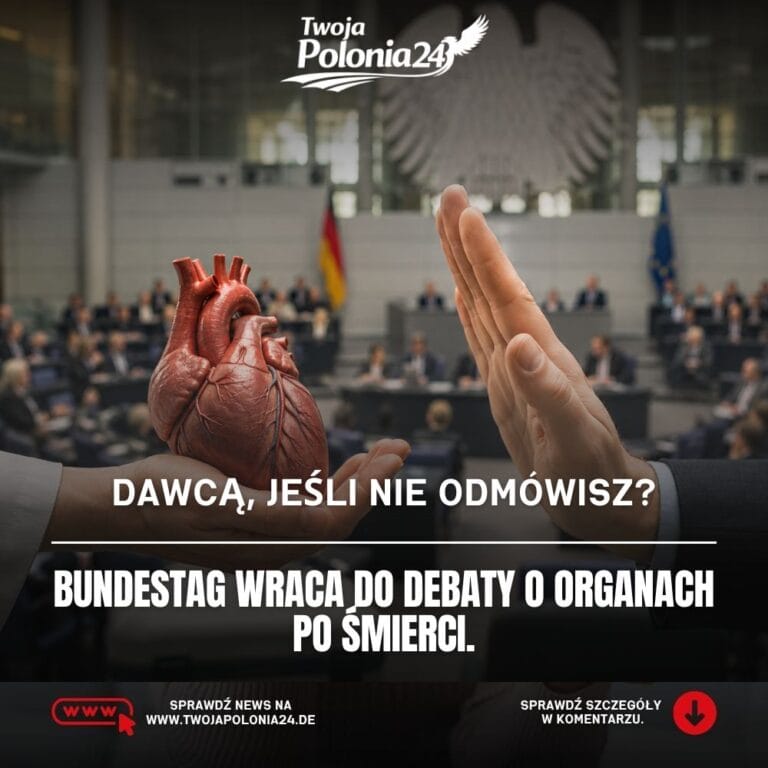 dawstwo organów w Niemczech i debata o zasadzie dawca organów po śmierci jeśli nie odmówisz