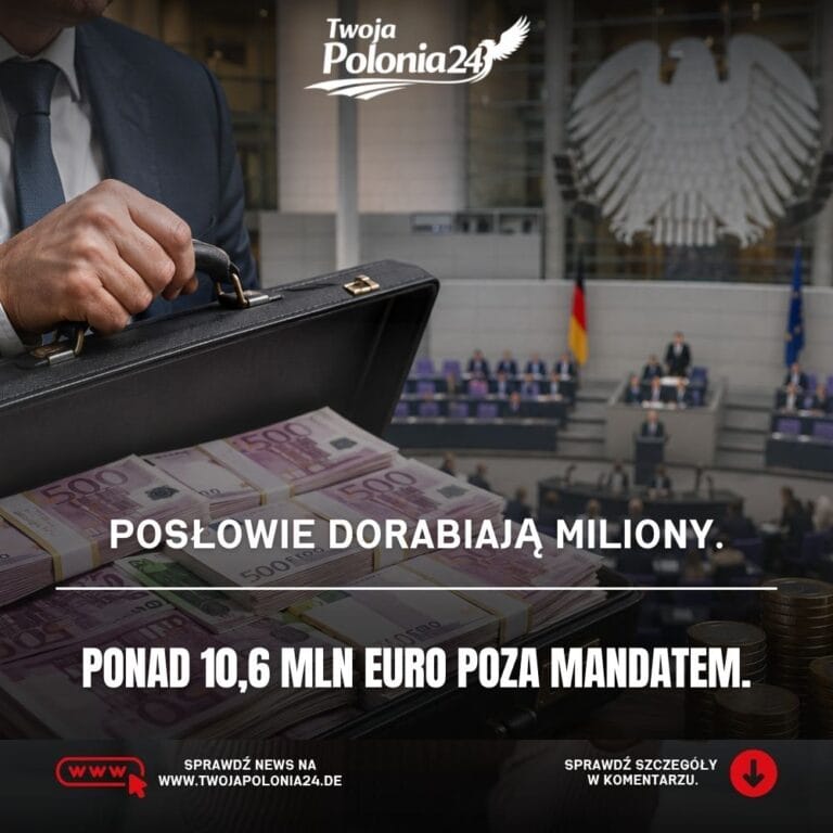 Dochody dodatkowe posłów Bundestagu przekraczające 10,6 mln euro