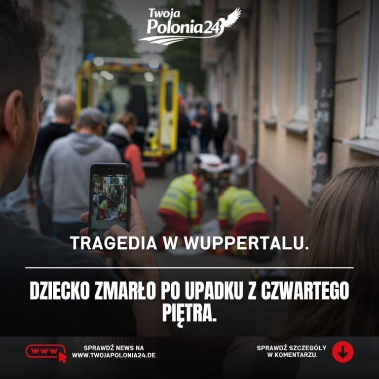 dziecko wypadło z okna w Wuppertalu i problem gapiów filmujących zamiast pomagać