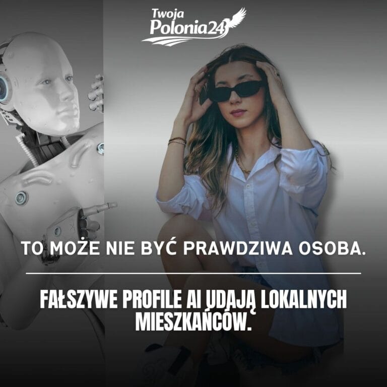 fałszywe profile AI udające lokalne osoby w Brandenburgii