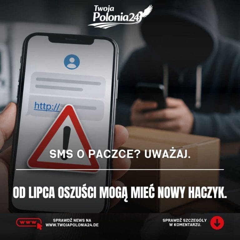 SMS o dopłacie do paczki jako oszustwo na cło i przesyłki w Niemczech