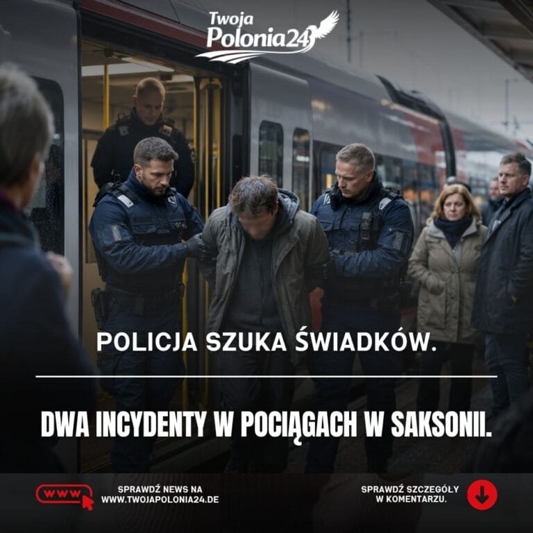 Incydenty w pociągach w Saksonii i działania Bundespolizei po zdarzeniach na trasach Görlitz Bautzen Dresden