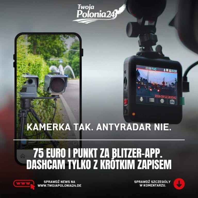 kamerki samochodowe w Niemczech oraz zakaz używania antyradarów