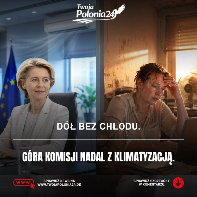 Klimatyzacja w Komisji Europejskiej wyłączona na niższych piętrach budynku Berlaymont w Brukseli