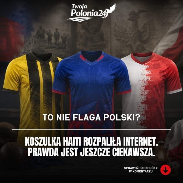 koszulka Haiti i wyjaśnienie czy znajduje się na niej polska flaga