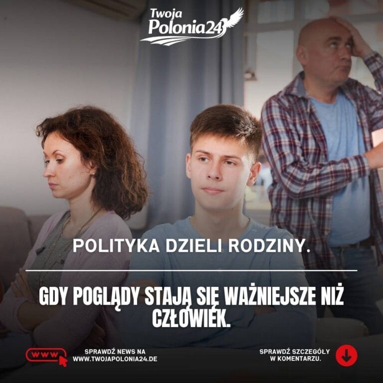 polaryzacja polityczna dzieli ludzi, rodziny i przyjaciół