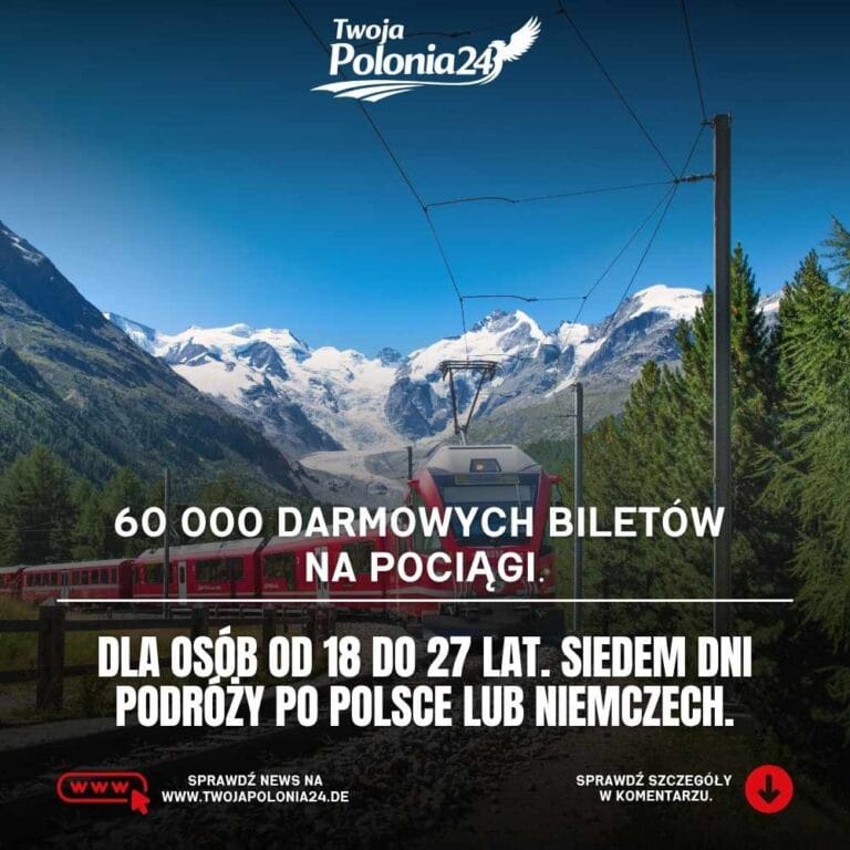 Polsko-Niemiecki Bilet Przyjaźni i 60 tysięcy darmowych biletów na pociągi