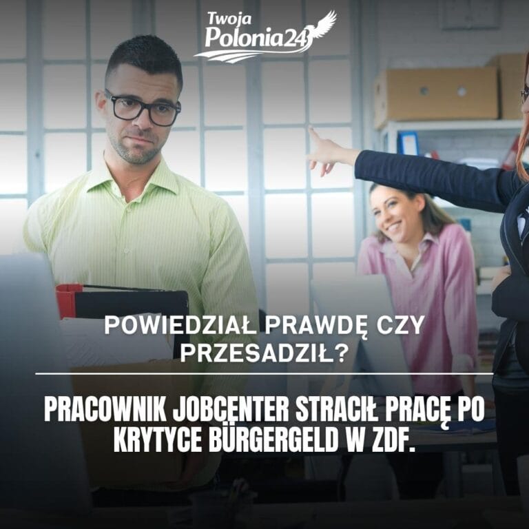 pracownik Jobcenter zwolniony po krytyce Bürgergeld w programie ZDF