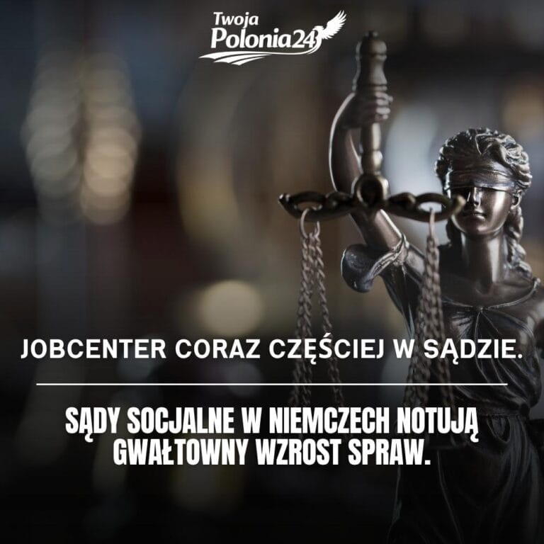 sądy socjalne w Niemczech zasypane sprawami o Jobcenter i Bürgergeld