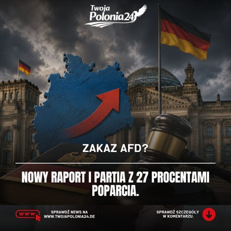zakaz AfD i nowy raport GFF o możliwej niekonstytucyjności partii oraz sondażu 27 procent w Niemczech