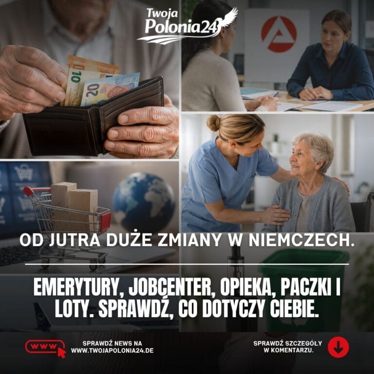 Zmiany od 1 lipca w Niemczech, dokumenty urzędowe, emerytura, Jobcenter, paczki i podróże lotnicze