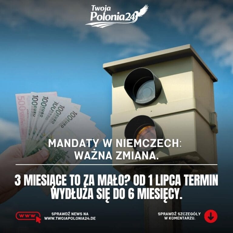 zmiany w mandatach drogowych w Niemczech od 1 lipca 2026
