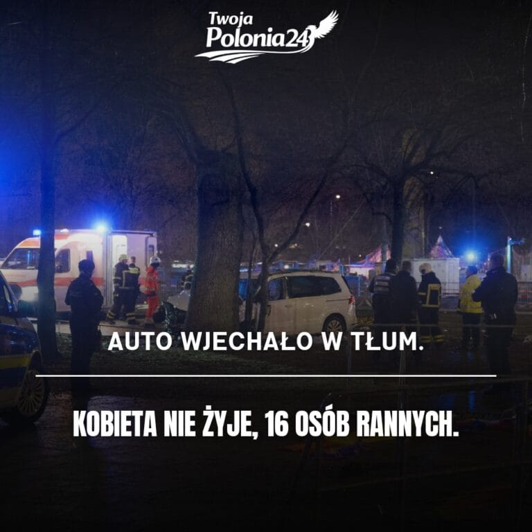 Auto wjechało w tłum podczas CSD w Berlinie, akcja służb w Tiergarten