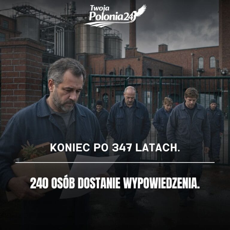 Browar Eichbaum kończy działalność, pracownicy opuszczają zamykany zakład