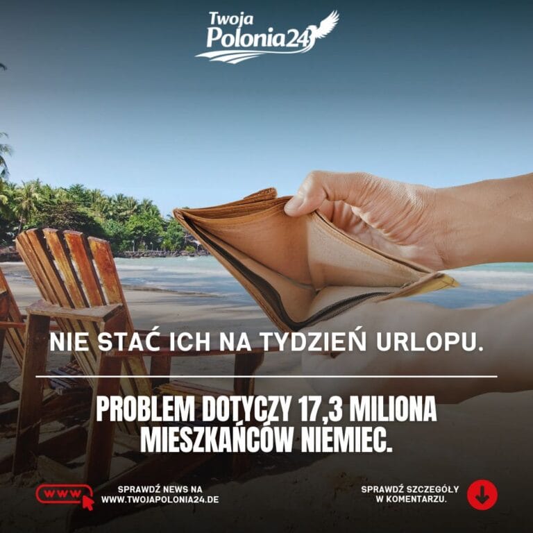 Co piątego mieszkańca Niemiec nie stać na urlop trwający tydzień poza domem
