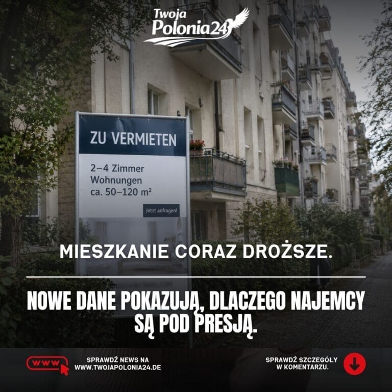 Czynsze w Niemczech, najemca przegląda dokumenty mieszkaniowe i rachunki przy stole