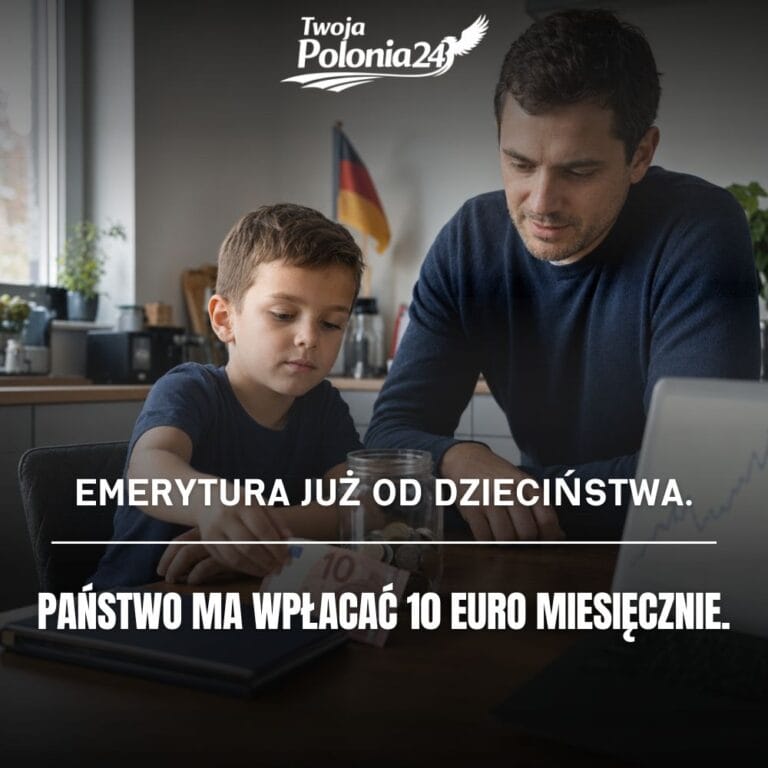 Emerytura dla dzieci w Niemczech i państwowa dopłata 10 euro miesięcznie