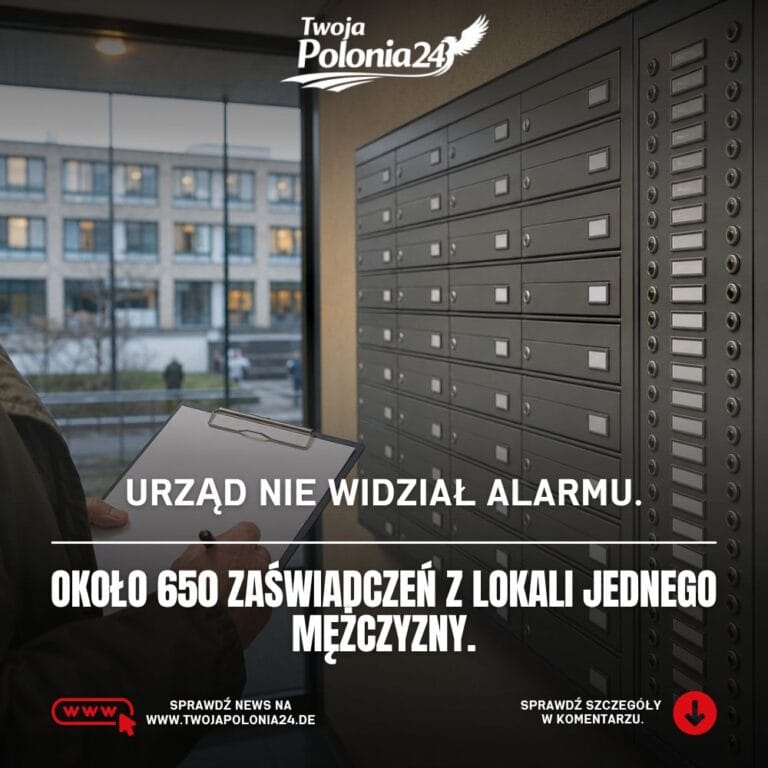 Fikcyjne meldunki w Niemczech i skrzynki pocztowe z wieloma nazwiskami przy urzędzie meldunkowym.