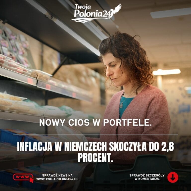 Inflacja w Niemczech wzrosła do 2,8 procent, a ceny energii podrożały o 8,3 procent.