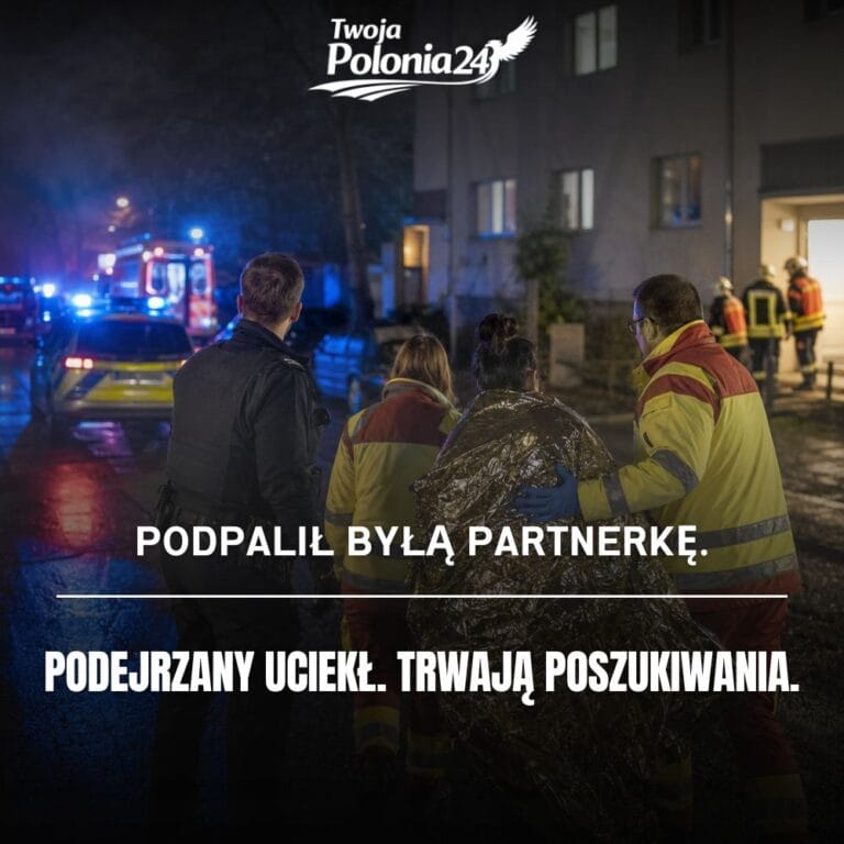 Kobieta zaatakowana nożem i podpalona w Berlinie, nocna akcja ratowników i policji