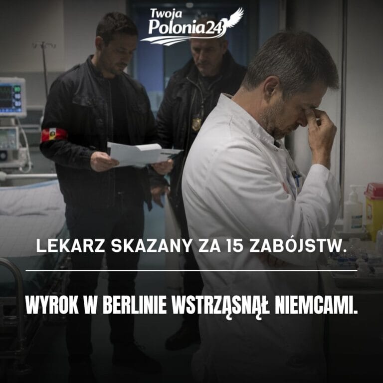 lekarz skazany za zabicie 15 pacjentów w Berlinie podczas opieki paliatywnej