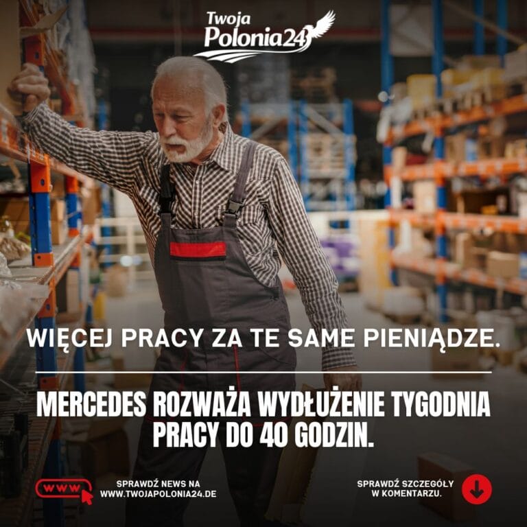 Mercedes chce więcej pracy za tę samą pensję i rozważa 40 godzin tygodniowo