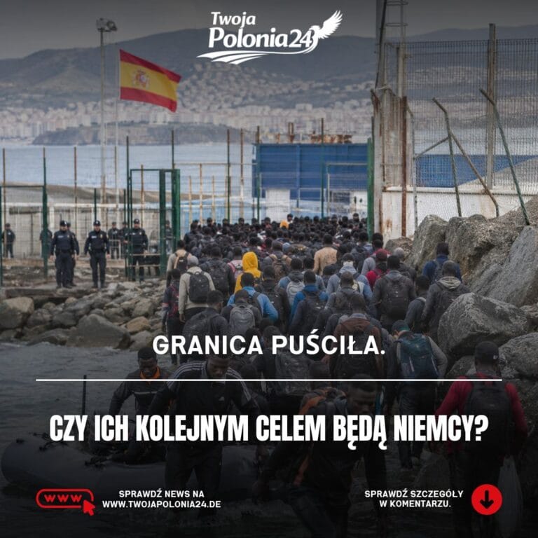 Migranci z Ceuty do Niemiec po przekroczeniu granicy Hiszpanii