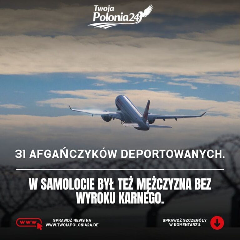 Niemcy deportowały 31 Afgańczyków samolotem z Leipzig/Halle do Kabulu