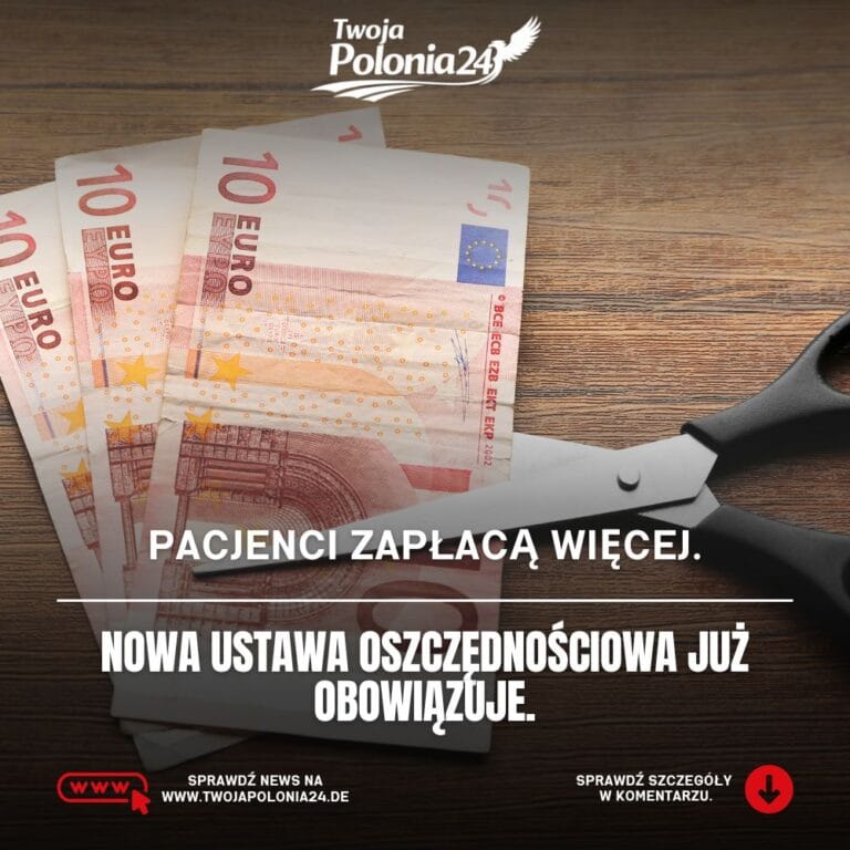 Oszczędności w niemieckich kasach chorych i wyższe dopłaty pacjentów od 2027 roku.