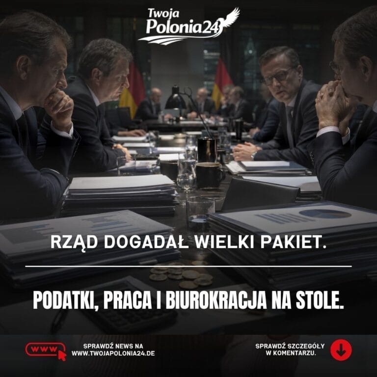 Pakiet reform w Niemczech, rozmowy koalicji o podatkach, pracy i ograniczeniu biurokracji
