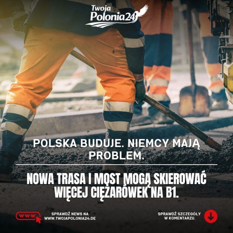 Polska buduje obwodnicę Kostrzyna, a po niemieckiej stronie rosną obawy o ruch na B1