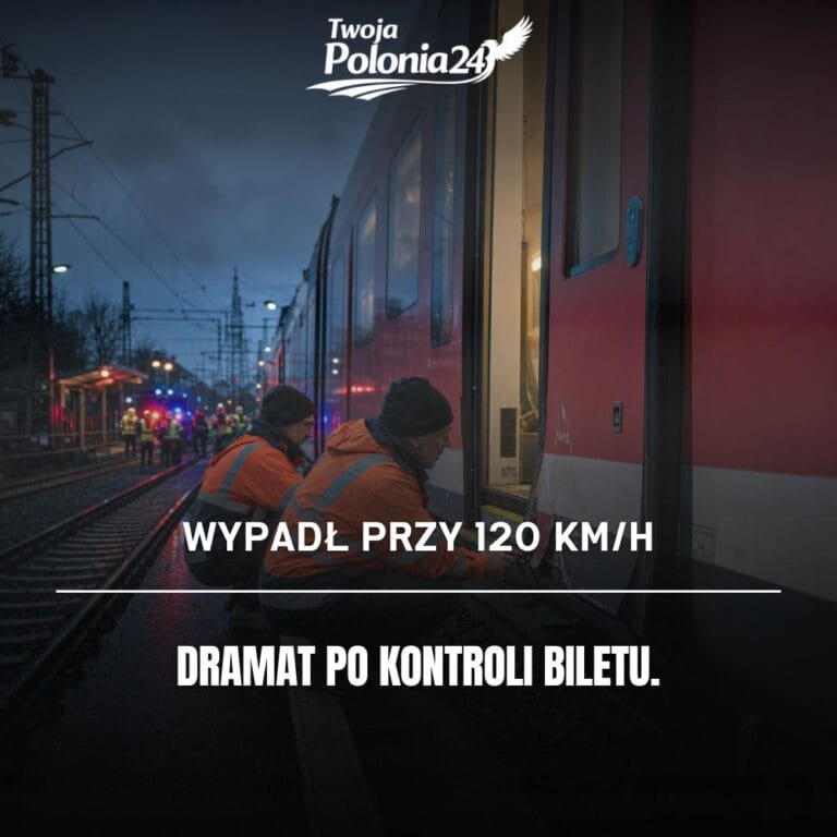 Pracownik kolei wypadł z pociągu jadącego 120 km/h w Niemczech