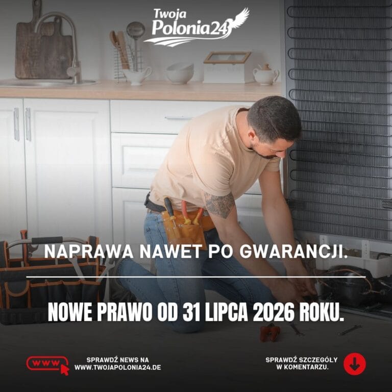 Prawo do naprawy w Niemczech. Serwisanci naprawiają smartfon i pralkę w warsztacie.